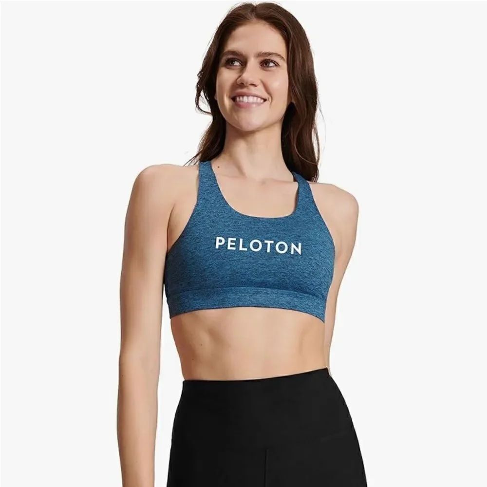 Peloton Women's Heathered Strappy Sports Bra